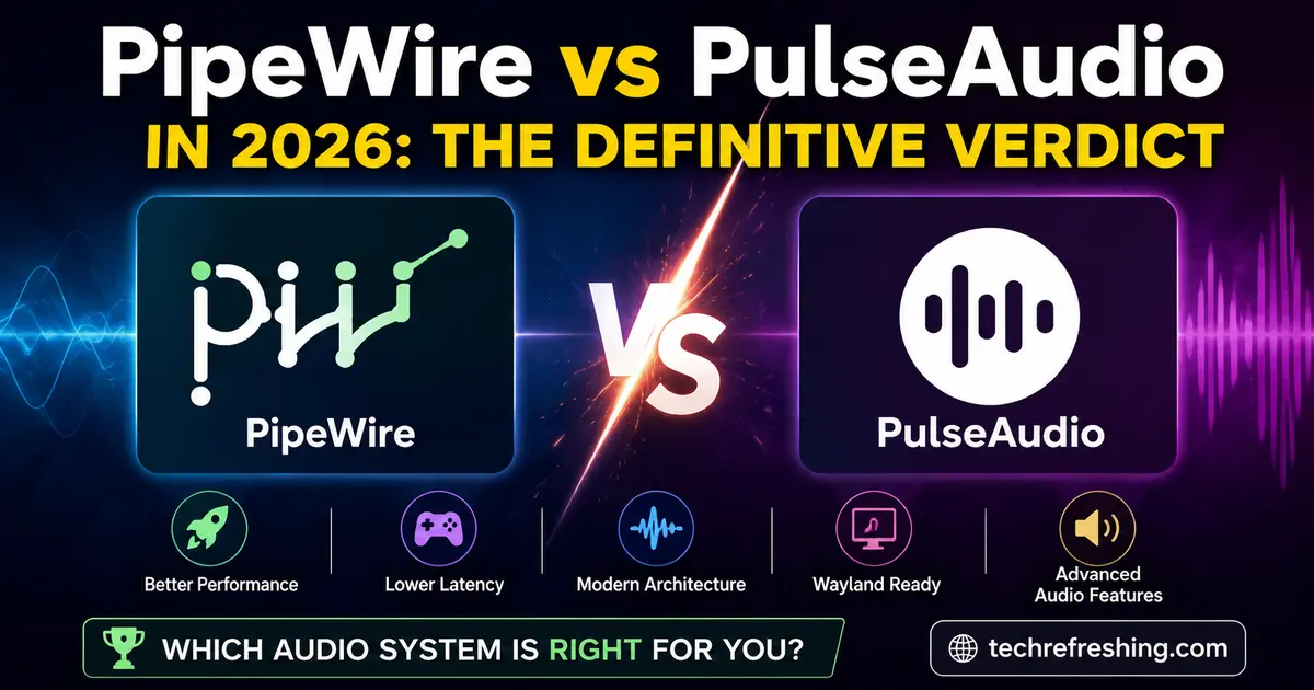 PipeWire vs PulseAudio in 2026: The Definitive Verdict