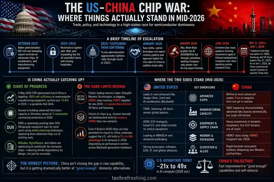 Inside the Chip Wars: Why Silicon Is the New Oil 3 The US-China Chip War: Where Things Actually Stand in Mid-2026