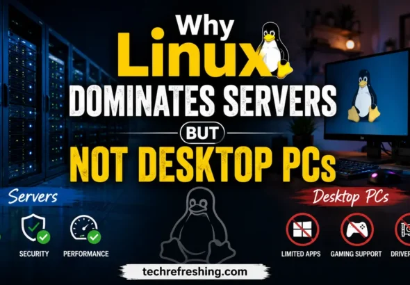Why Linux Dominates Servers but Not Desktop PCs