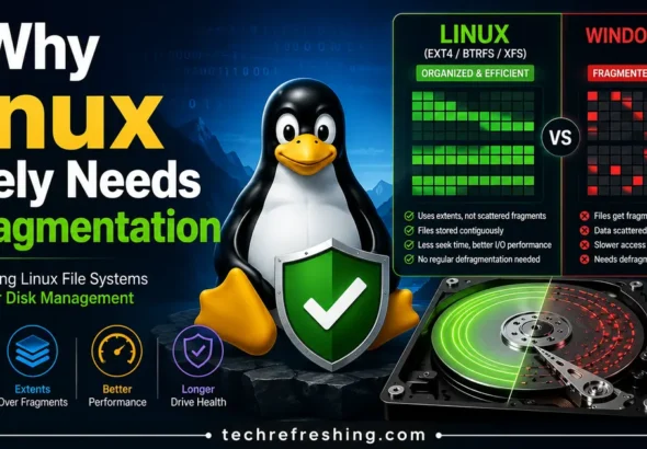 Why Linux Rarely Needs Defragmentation