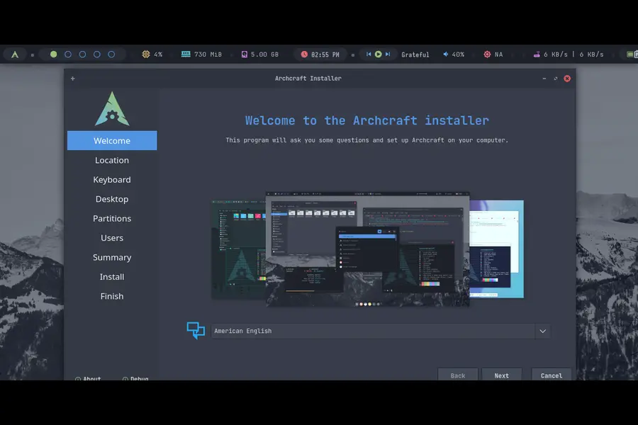 Archcraft 26.08 Review: Is This the Most Beautiful Arch-Based Linux Distro? 3 Archcraft 26.08 Installation