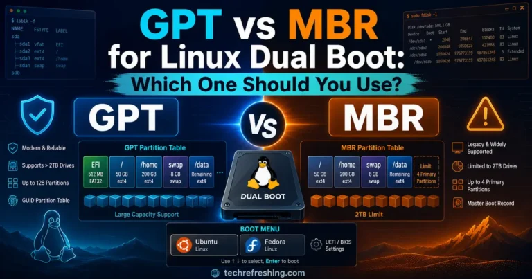 GPT vs MBR for Linux Dual Boot: Which One Should You Use?