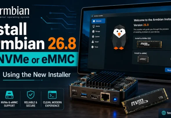 How to Install Armbian 26.8 on NVMe or eMMC Using the New Installer