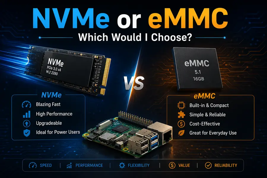 How to Install Armbian 26.8 on NVMe or eMMC Using the New Installer 3 NVMe or eMMC — Which Would I Choose?