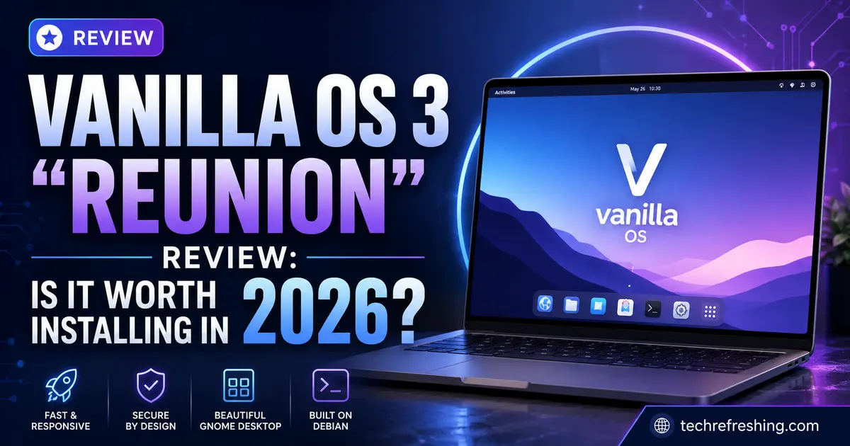 Vanilla OS 3 "Reunion" Review: Is It Worth Installing in 2026?