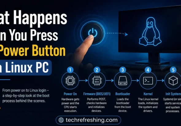 What Happens When You Press the Power Button on a Linux PC