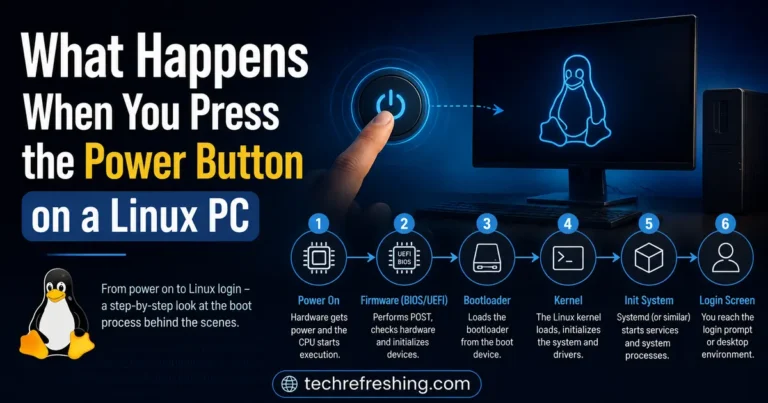 What Happens When You Press the Power Button on a Linux PC