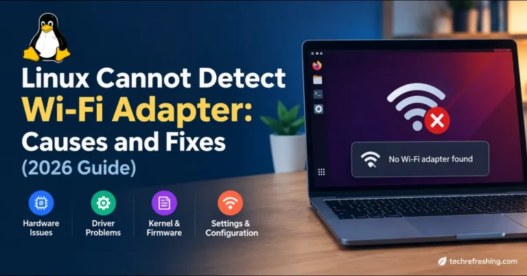 Linux Cannot Detect Wi-Fi Adapter: Causes and Fixes (2026 Guide)