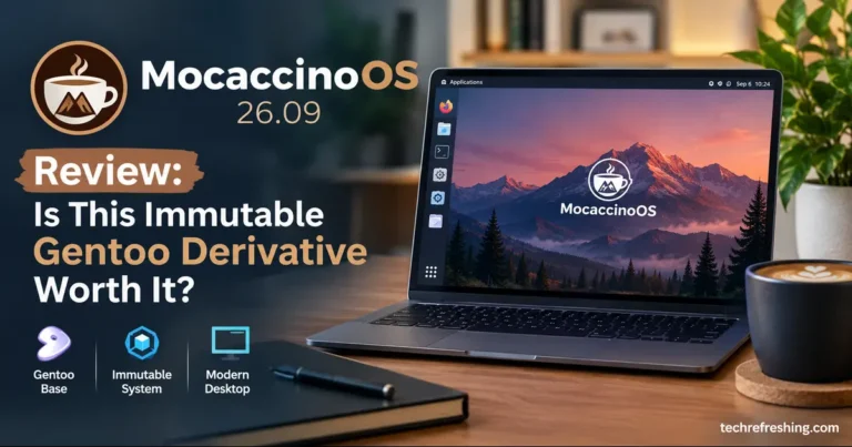 MocaccinoOS 26.09 Review: Is This Immutable Gentoo Derivative Worth It?