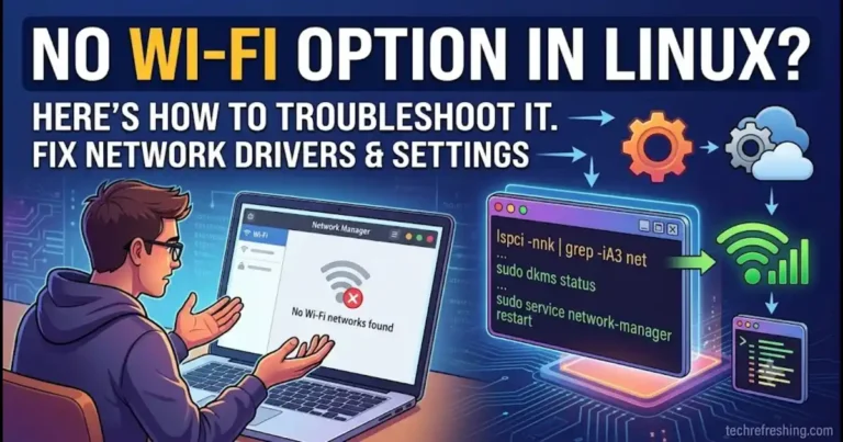 No Wi-Fi Option in Linux? Here's How to Troubleshoot It