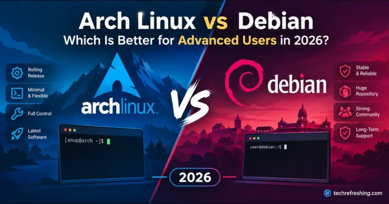 Arch Linux vs Debian: Which Is Better for Advanced Users in 2026?