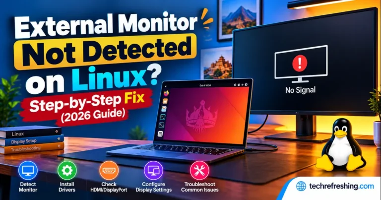 External Monitor Not Detected on Linux? Step-by-Step Fix (2026 Guide)