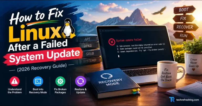 How to Fix Linux After a Failed System Update (2026 Recovery Guide)