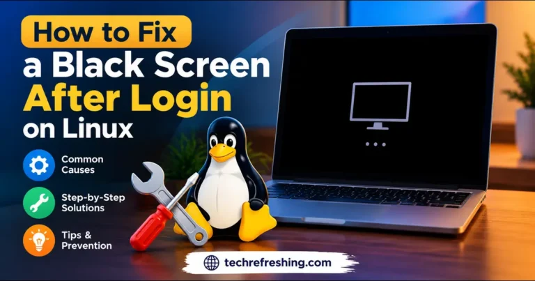 How to Fix a Black Screen After Login on Linux