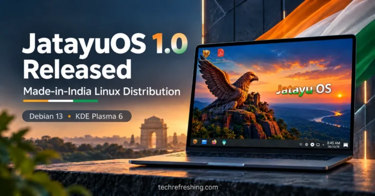 JatayuOS 1.0 Released Made-in-India Linux Distribution