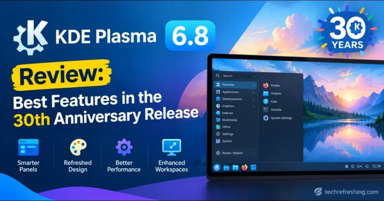KDE Plasma 6.8 Review: Best Features in the 30th Anniversary Release