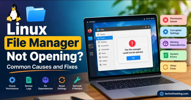 Linux File Manager Not Opening? Common Causes and Fixes