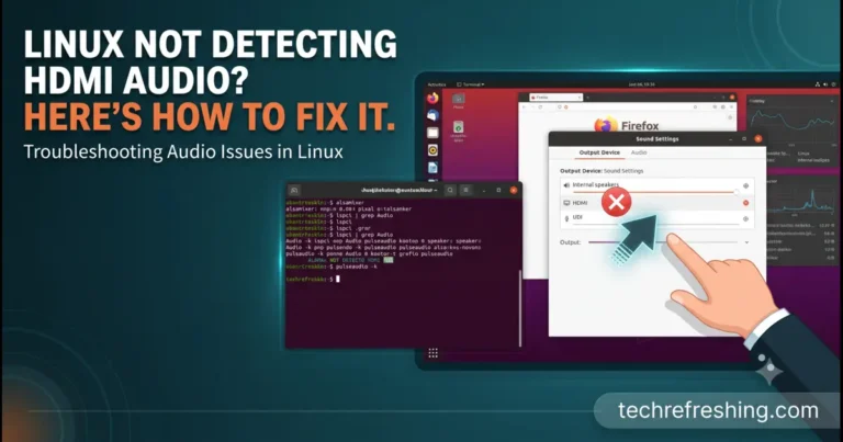 Linux Not Detecting HDMI Audio Here's How to Fix It
