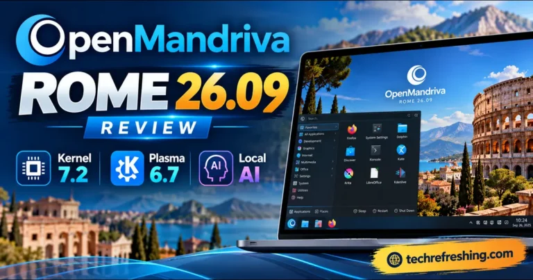OpenMandriva ROME 26.09 Review: Kernel 7.2, Plasma 6.7 & Local AI