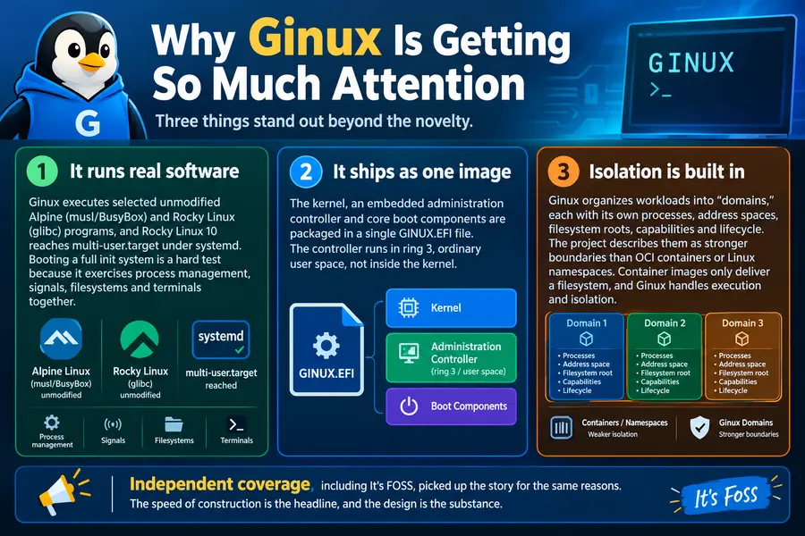 Ginux vs Linux: Is This AI-Built Rust Kernel a Real Alternative? 3 Why Ginux Is Getting So Much Attention